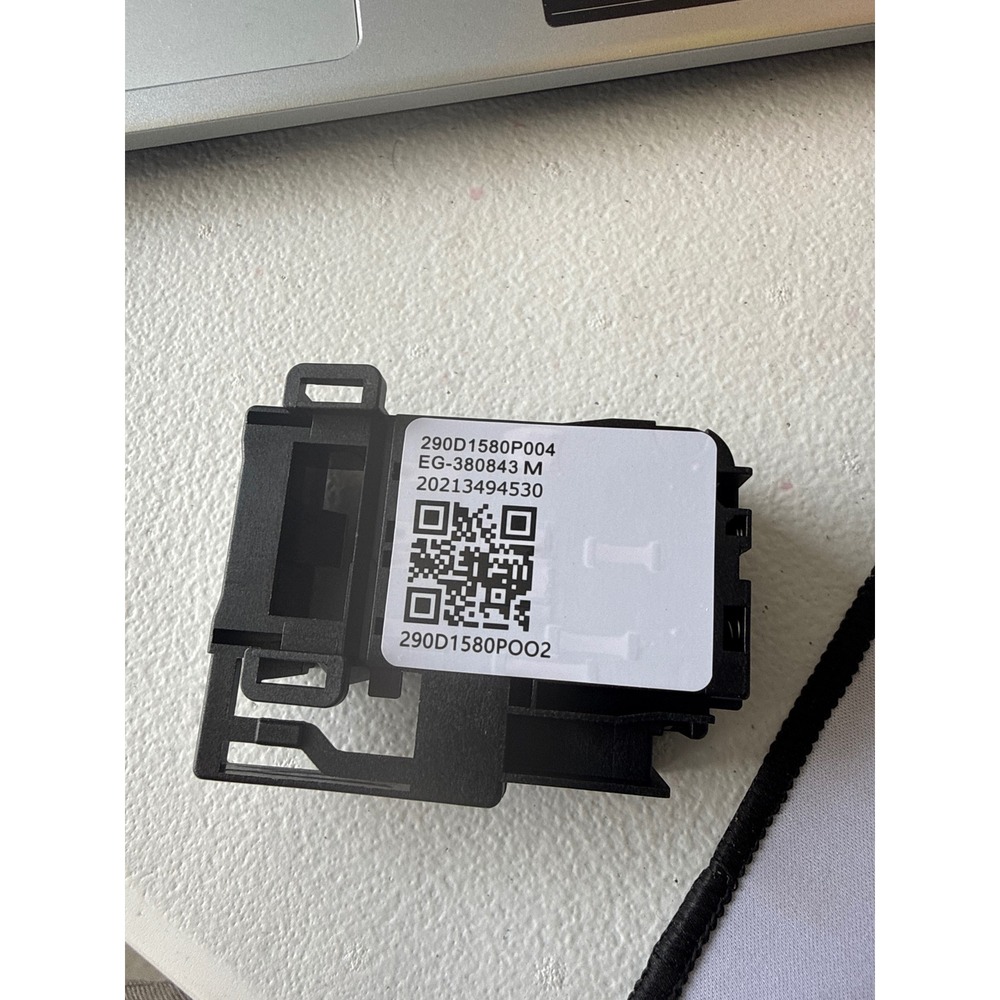 GE Appliance Part 290D1580P004 EG-380843 M Black Plastic Housing Connector
